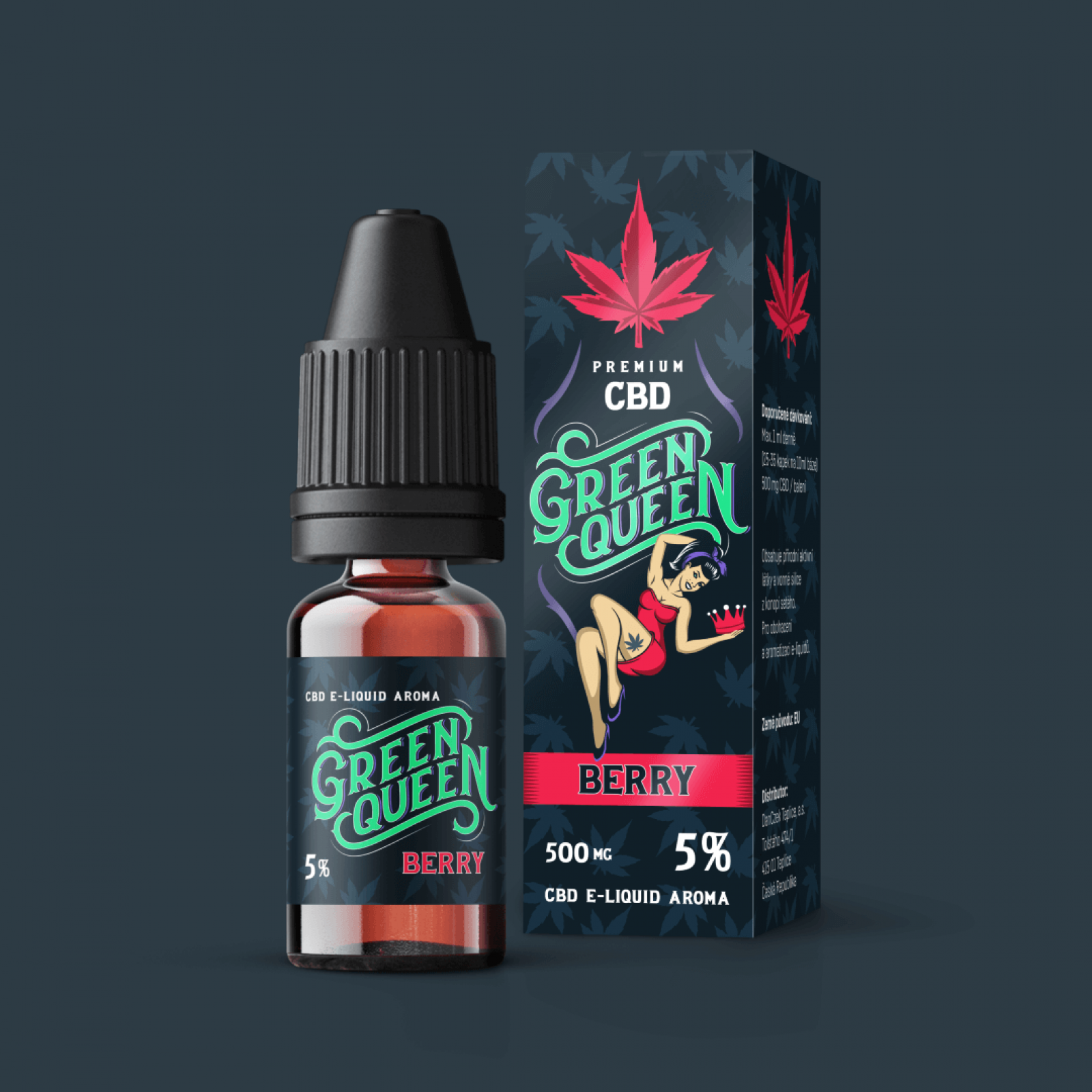 CBD liquid Green Queen Berry 500mg