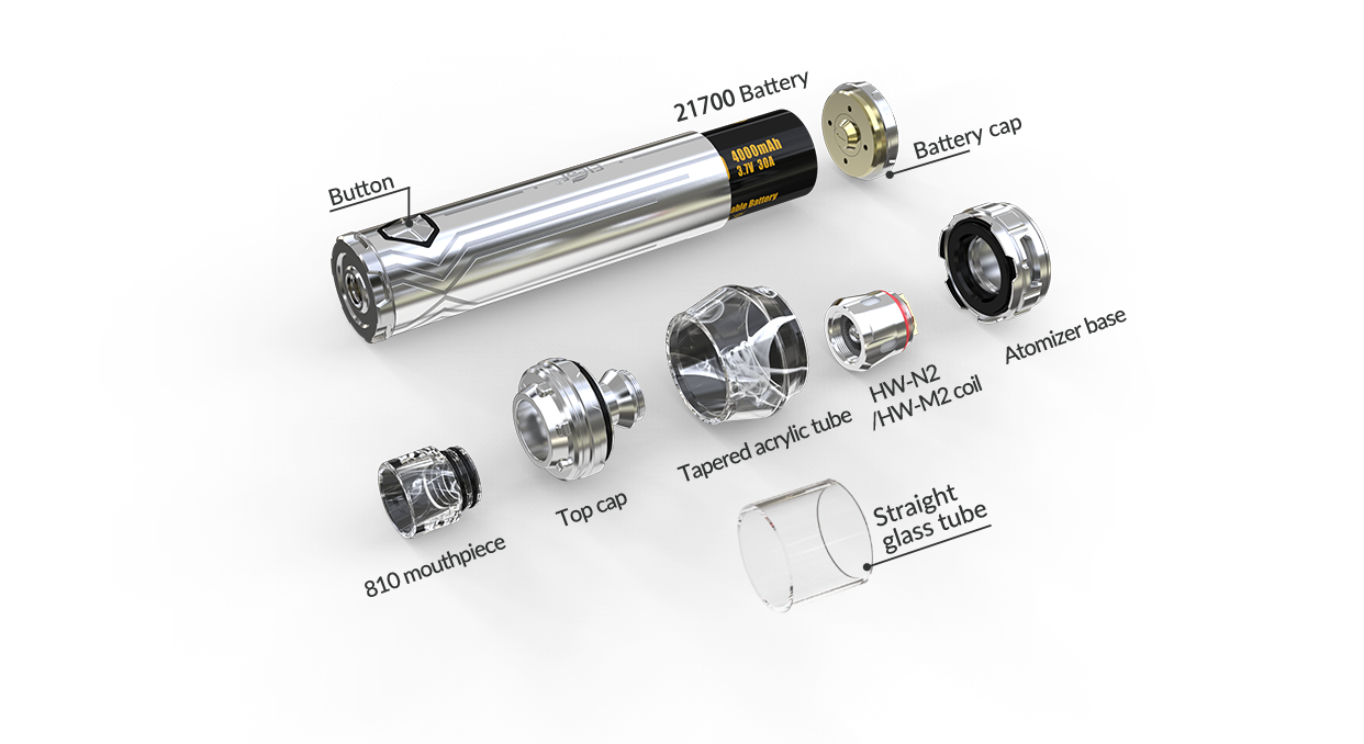 Eleaf iJust 21700 obsah balení