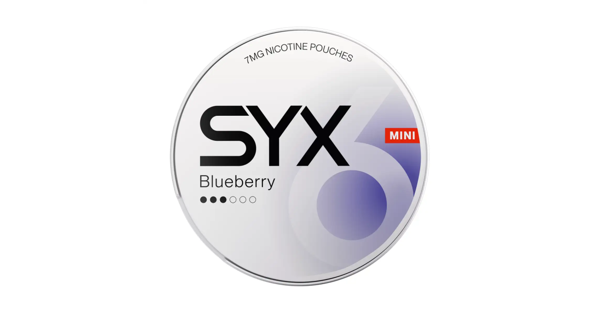 SYX Blueberry Mini 15mg – nikotinové sáčky | Vapemania.cz