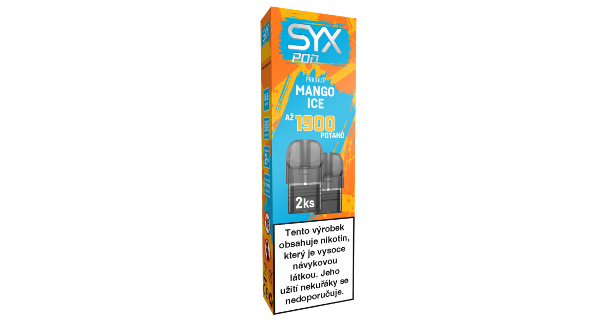 SYX POD Náplň Mango Ice 16.5mg 2x2ml